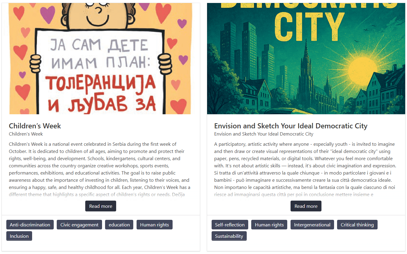 Fit4Democracy – Call for Participation: Best Practice Activities for Democracy