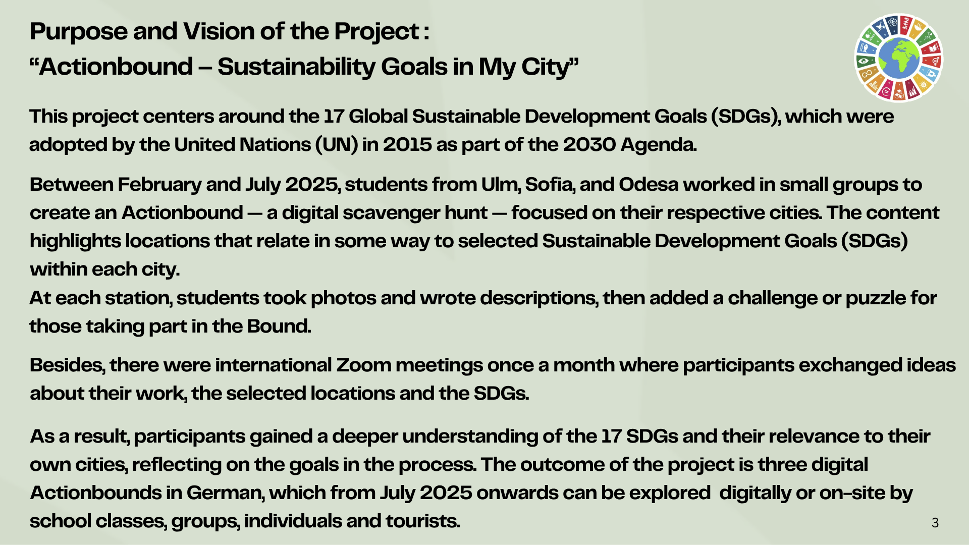 English presentation slide 3